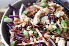 This Egg Roll in a Bowl is an easy keto friendly, gluten free, low carb, fast dinner recipe that is loaded with all of the flavours of an egg roll.
