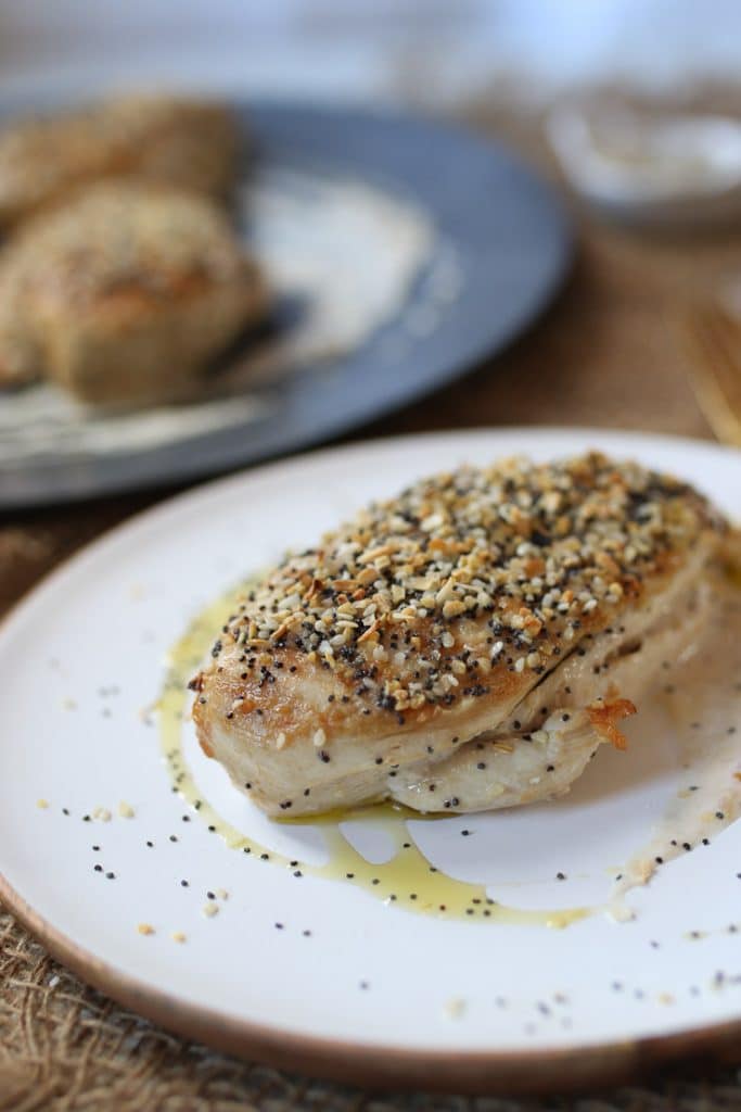 Everything Bagel Chicken Breasts (Healthy + Gluten Free) Abbey's Kitchen