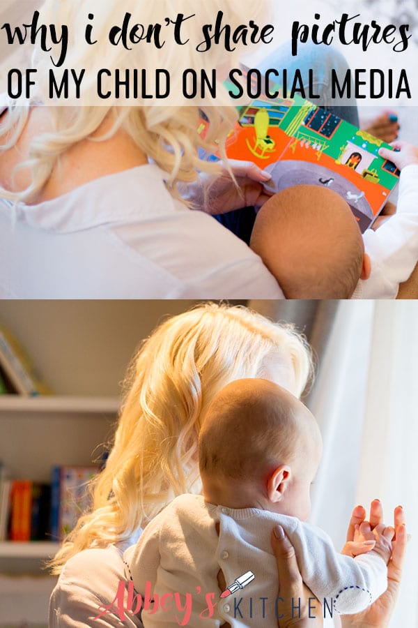 two images of abbey holding baby E when he is a baby and when he is a toddler