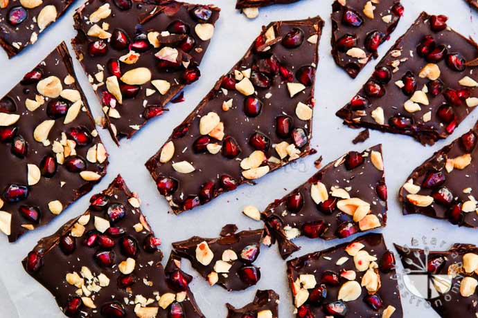 Christmas chocolate bark. 