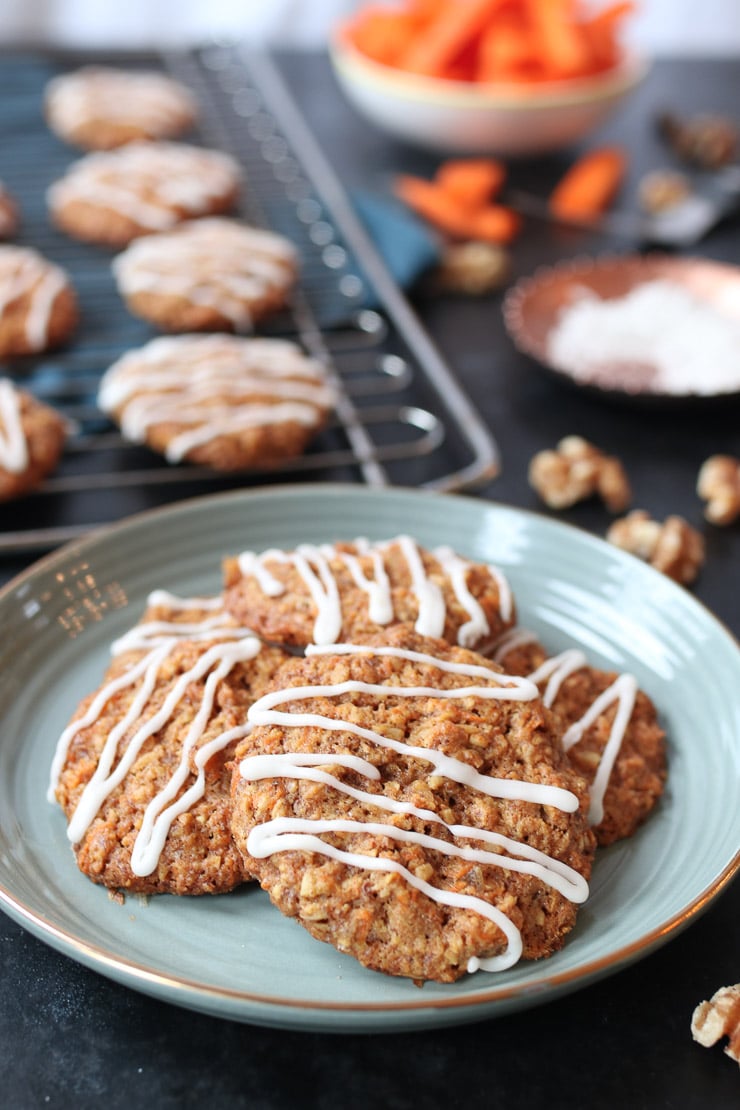 Vegan Carrot Cake Lactation Cookies Gluten Free Recipe