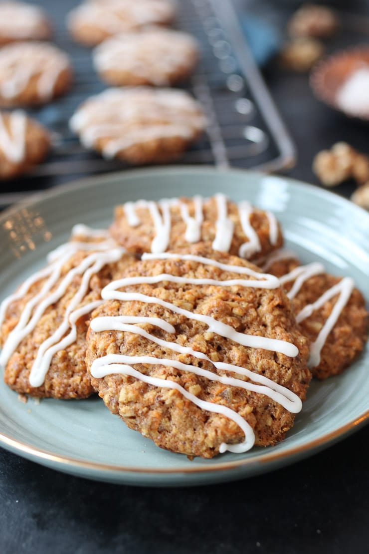 Vegan Carrot Cake Lactation Cookies Gluten Free Recipe