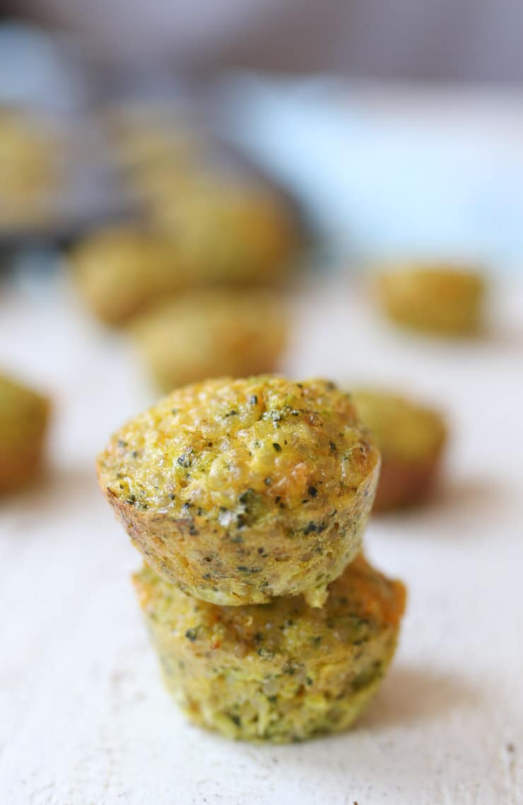 Mini Egg Muffins with Cheese & Broccoli & Toddler Friendly) - Abbey's Kitchen