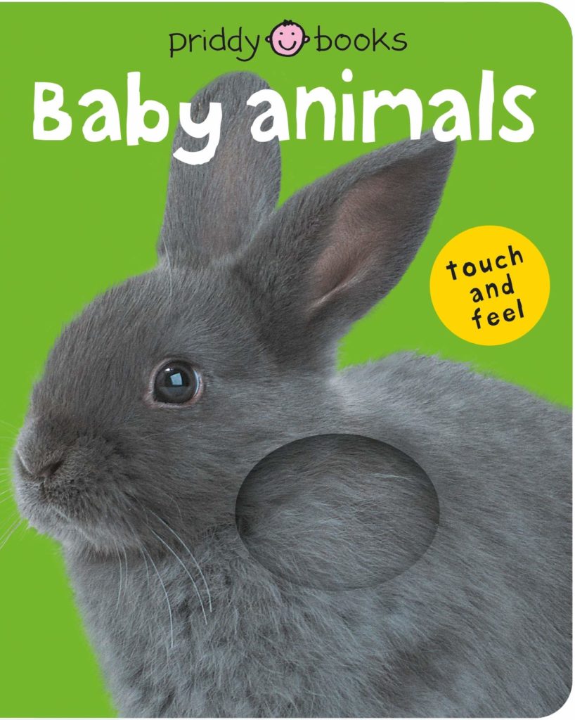 Touch and feel baby animals book for babies.