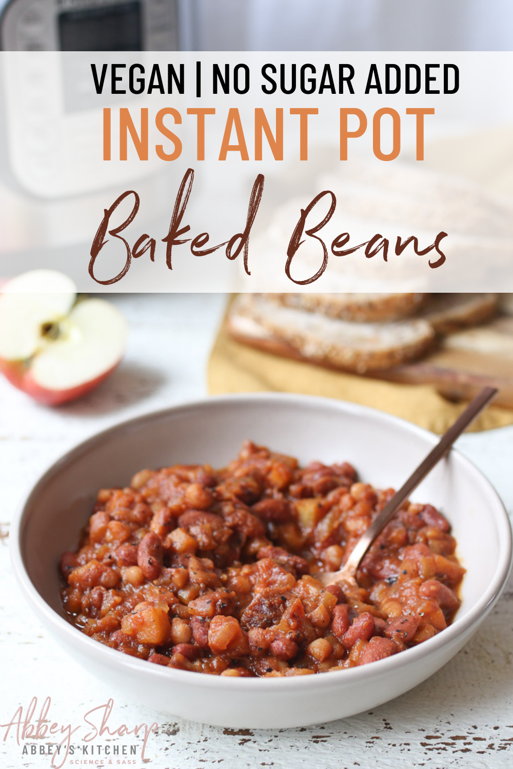 Vegan Baked Beans Recipe Instant Pot Recipe + No Sugar Added Abbey's Kitchen