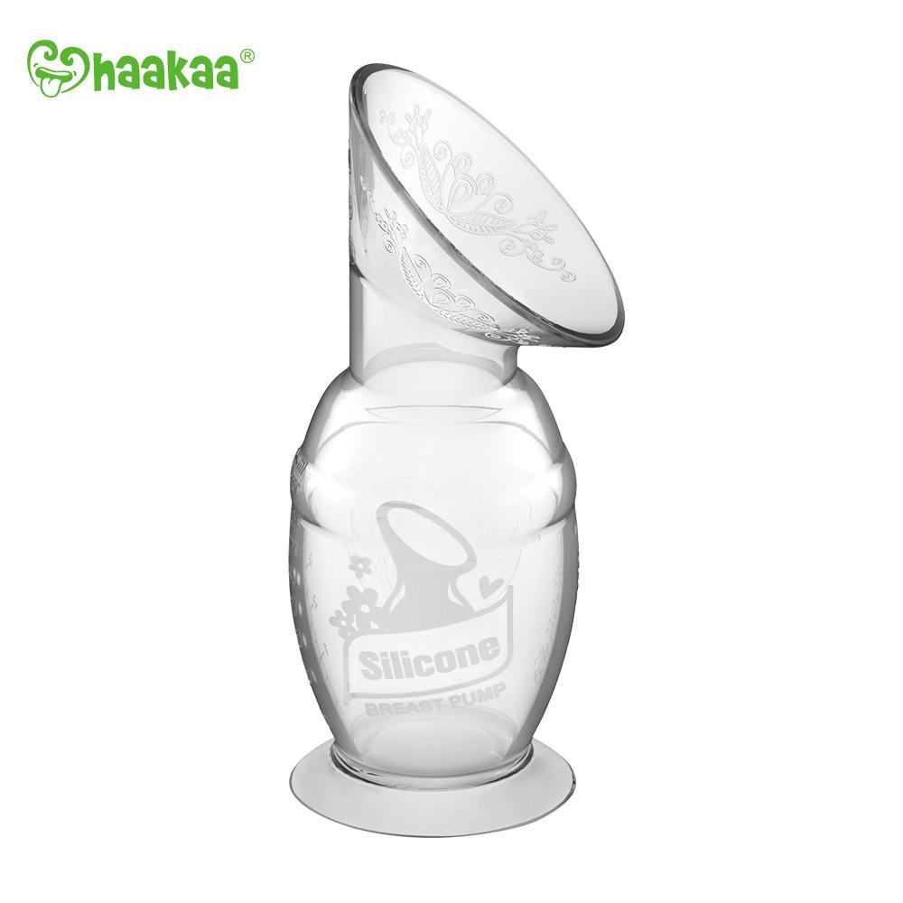 Silicone breast pump