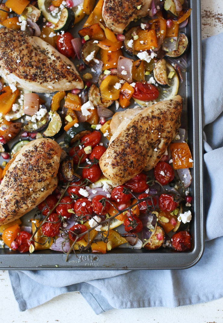 Greek Sheet Pan Chicken Recipe