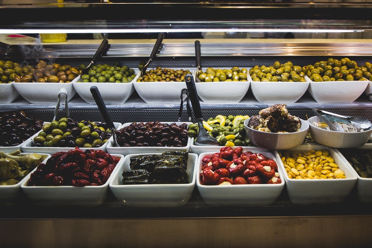 Variety of foods in bowls.