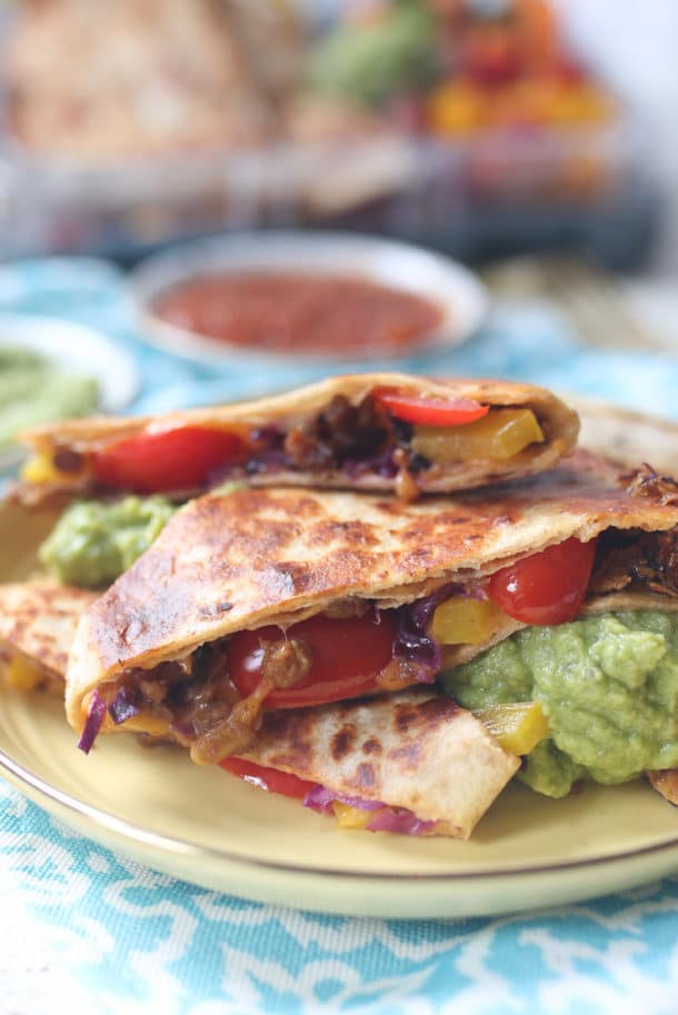Vegan Baked Quesadillas Healthy School Lunch Ideas Abbey's Kitchen