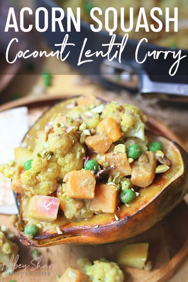 Acorn Squash Coconut Curry (Vegan, Easy) - Abbey's Kitchen