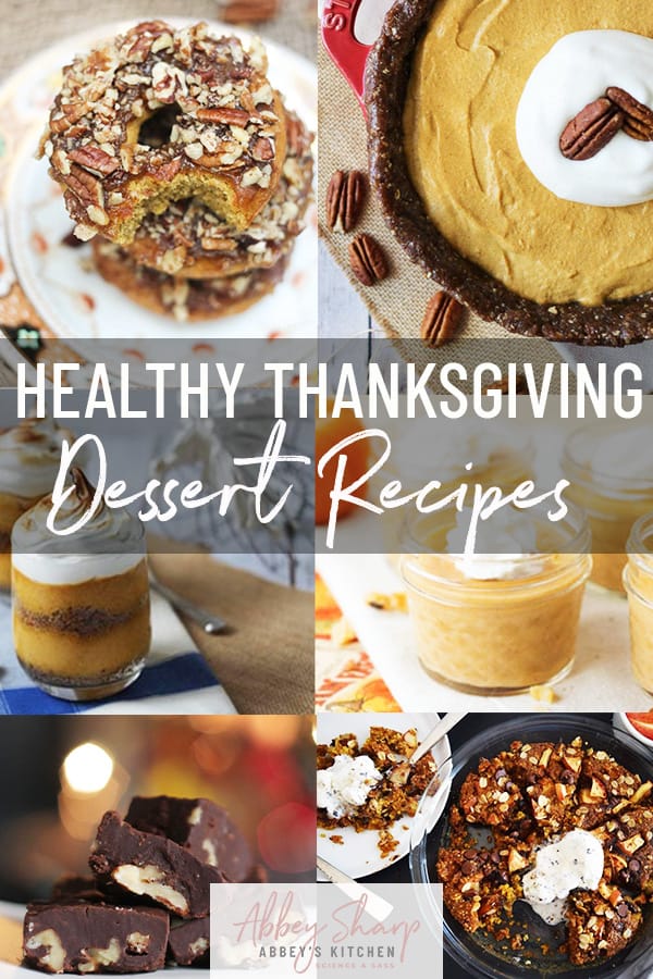 15 Healthy Gluten Free Thanksgiving Dessert Recipes - Abbey's Kitchen