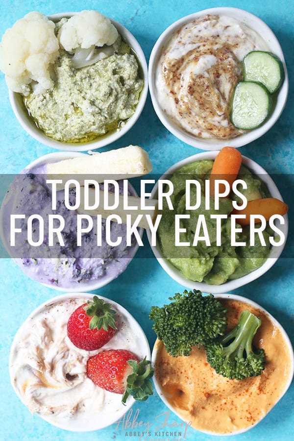 pinterest image of toddler dips 