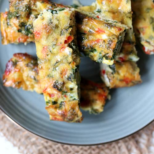 Kale Frittata with Red Pepper (High Iron BLW Recipe) Abbey's Kitchen