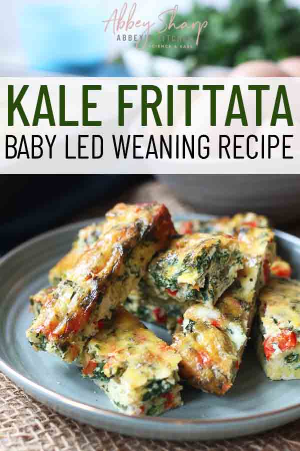 Kale Frittata with Red Pepper (High Iron BLW Recipe) Abbey's Kitchen
