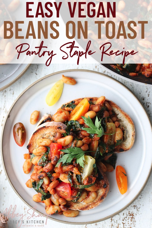 Beans on Toast (Healthy, Vegan, Easy!) Abbey's Kitchen