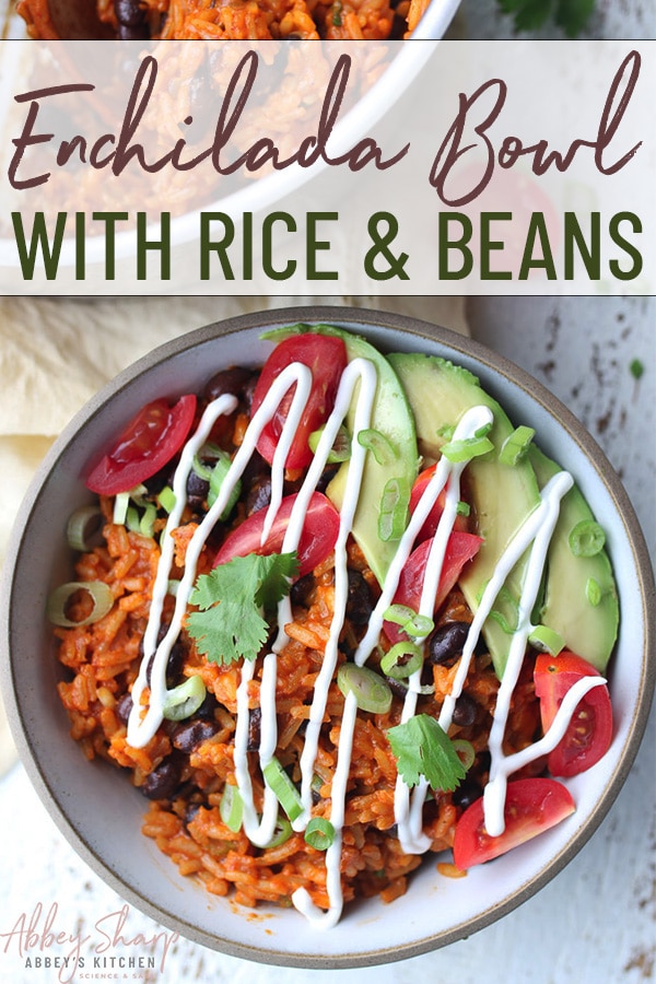 Enchilada Bowl (Easy Vegan One Pot Meal)