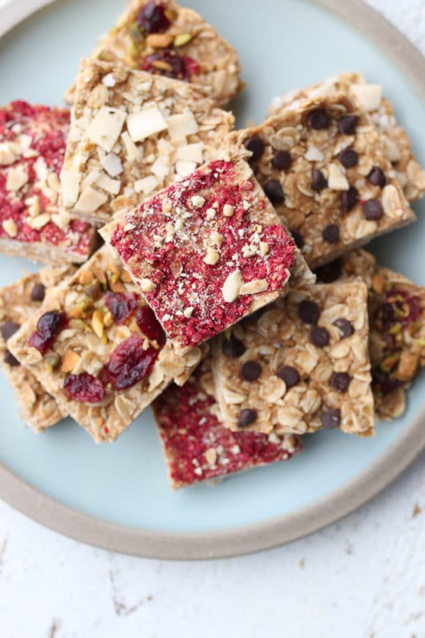 No Bake Oatmeal Bar Recipe Easy 3 Ingredient Vegan Snack for Kids