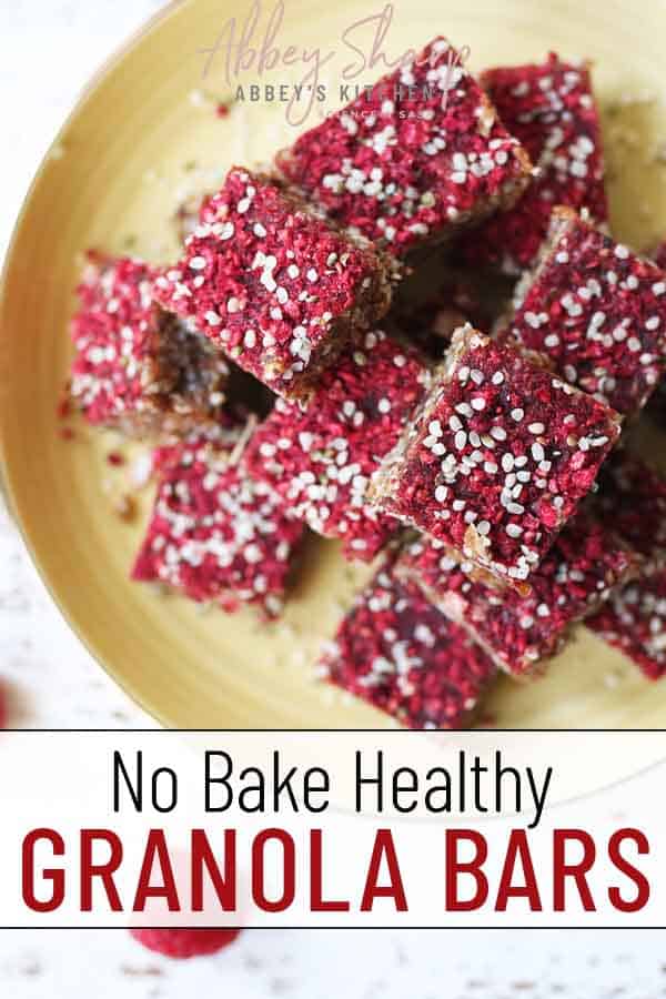 Healthy No Bake Granola Bars (Kid & Toddler Friendly) Abbey's Kitchen