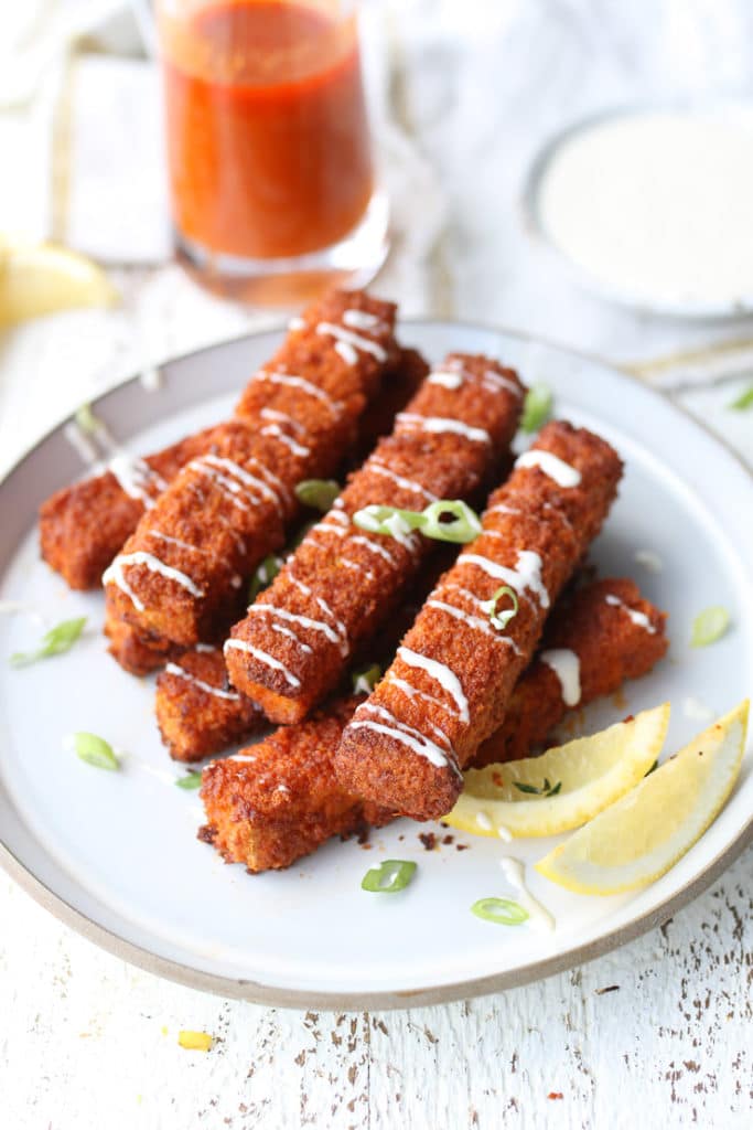 vegan buffalo tofu