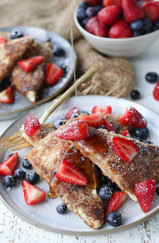 Easy Vegan French Toast Recipe Low Carb, Gluten Free Abbey's Kitchen