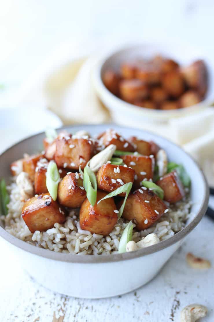 Healthy Air Fryer Tofu (Easy Vegan Recipe) - Abbey's Kitchen