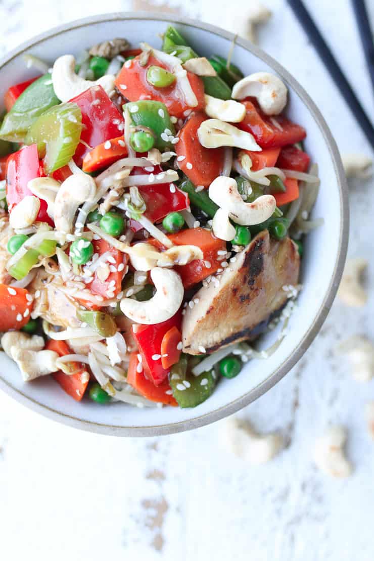Healthy Chicken Chop Suey (Easy, Gluten Free) - Abbey's Kitchen