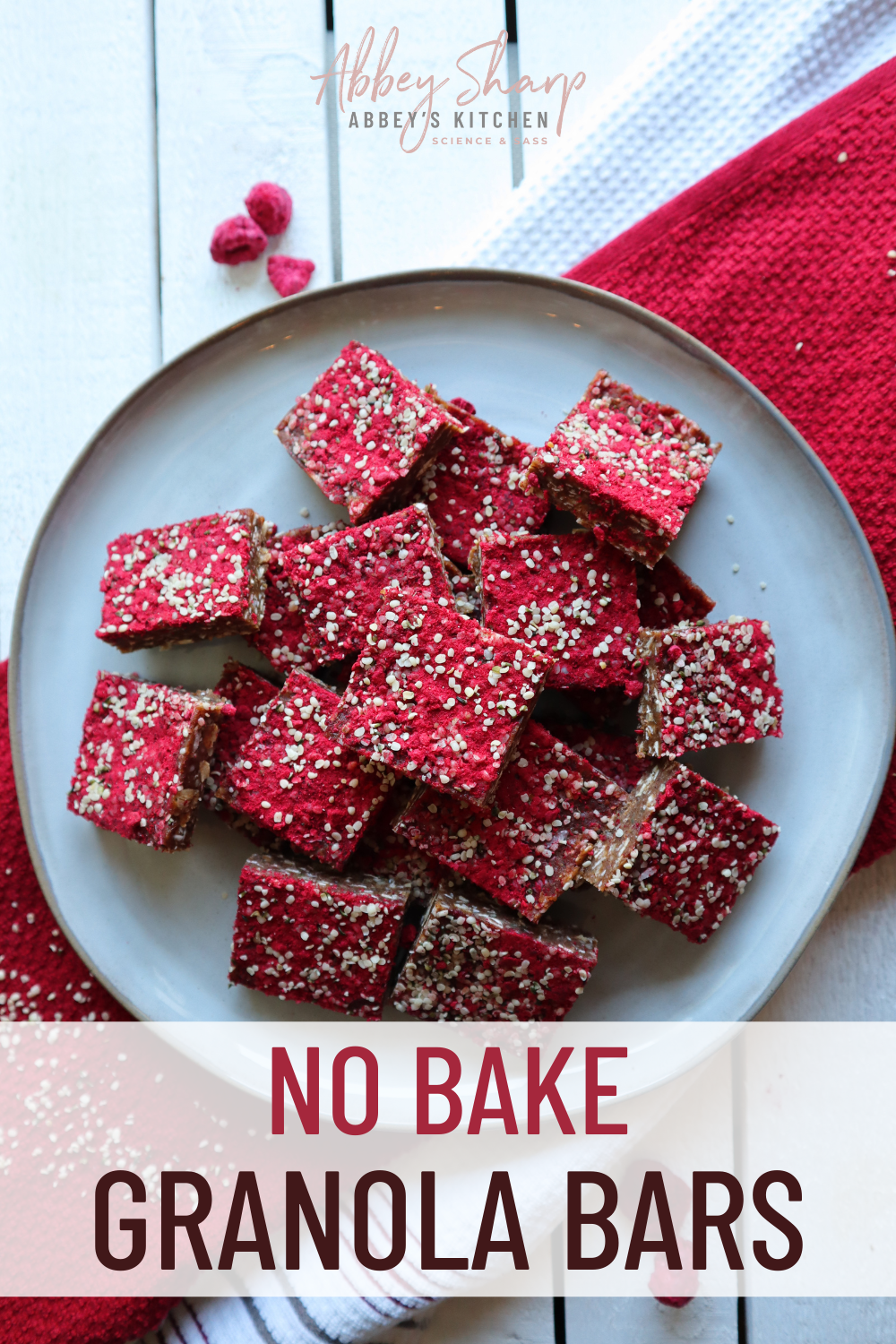 No Bake Granola Bar Recipe (Healthy + Kid & Toddler Friendly) Abbey's