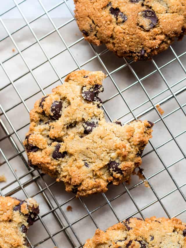 Coconut Flour Chocolate Chip Cookies