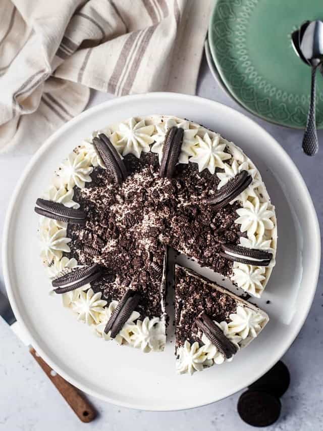 Vegan Oreo Cheesecake