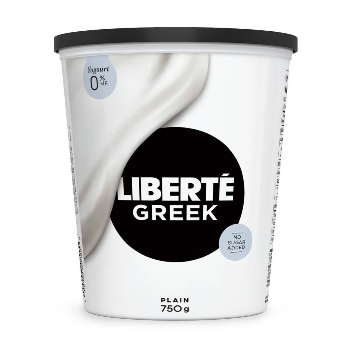 A container of Liberté Greek yogurt.