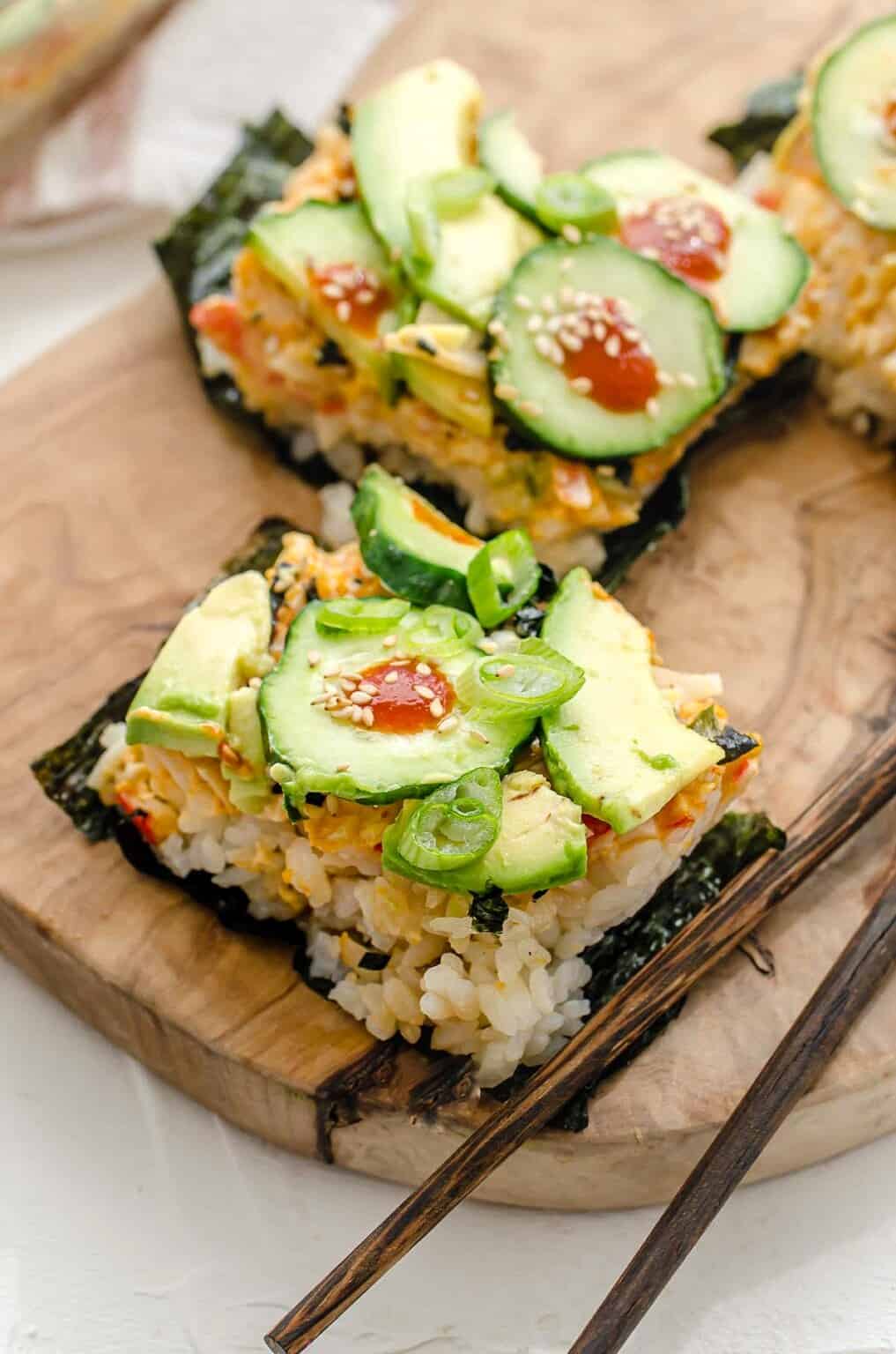 Sushi Bake (Easy Family Friendly Casserole) Abbey's Kitchen