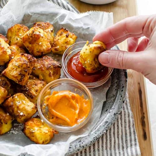 Cauliflower Tater Tots Easy Air Fryer Recipe Abbey's Kitchen