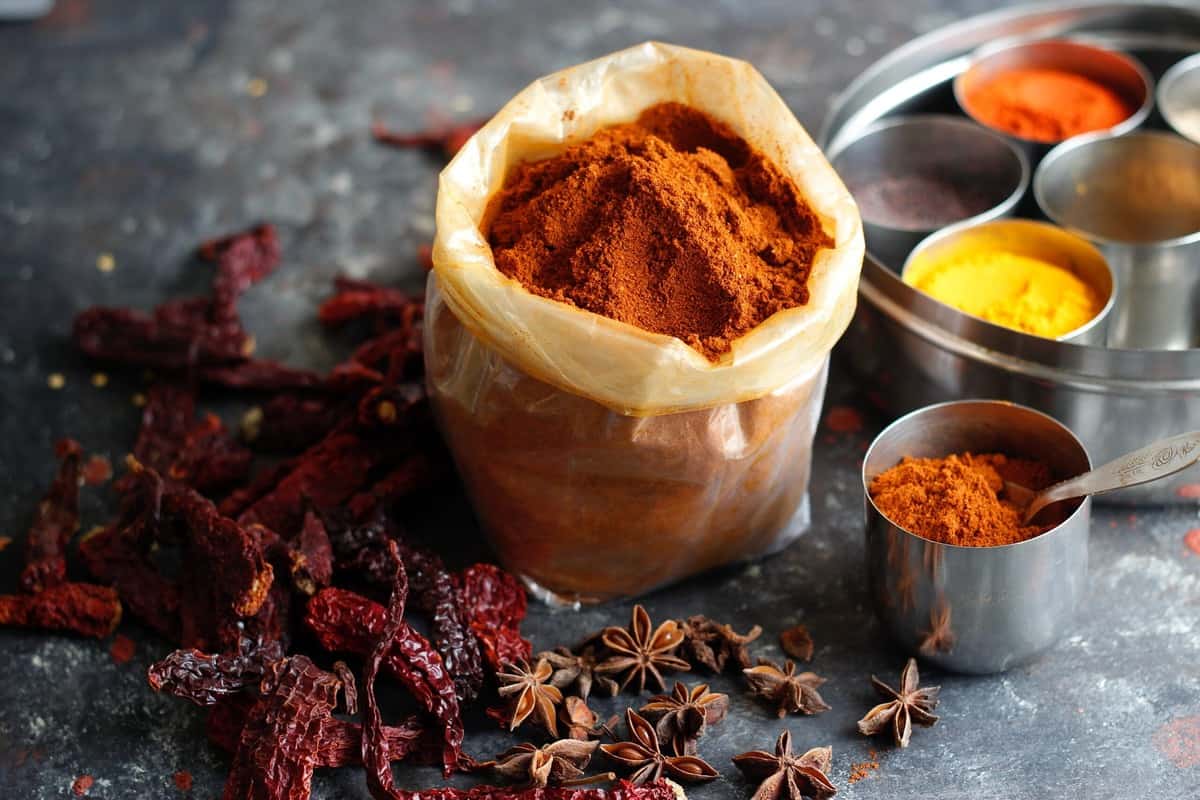 A small bag of turmeric for the endometriosis diet. 