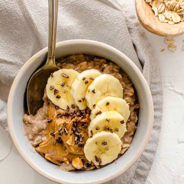 Protein Oatmeal with Tofu (Vegan) Abbey's Kitchen