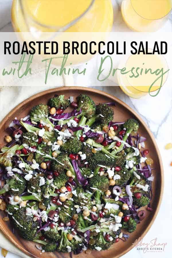 Roasted Broccoli Salad Recipe Vegan