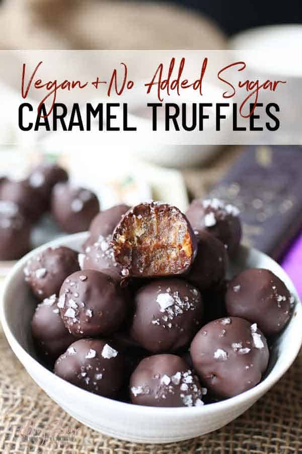 Caramel Truffles with Tahini and Dates (Vegan & No Sugar Added) Abbey