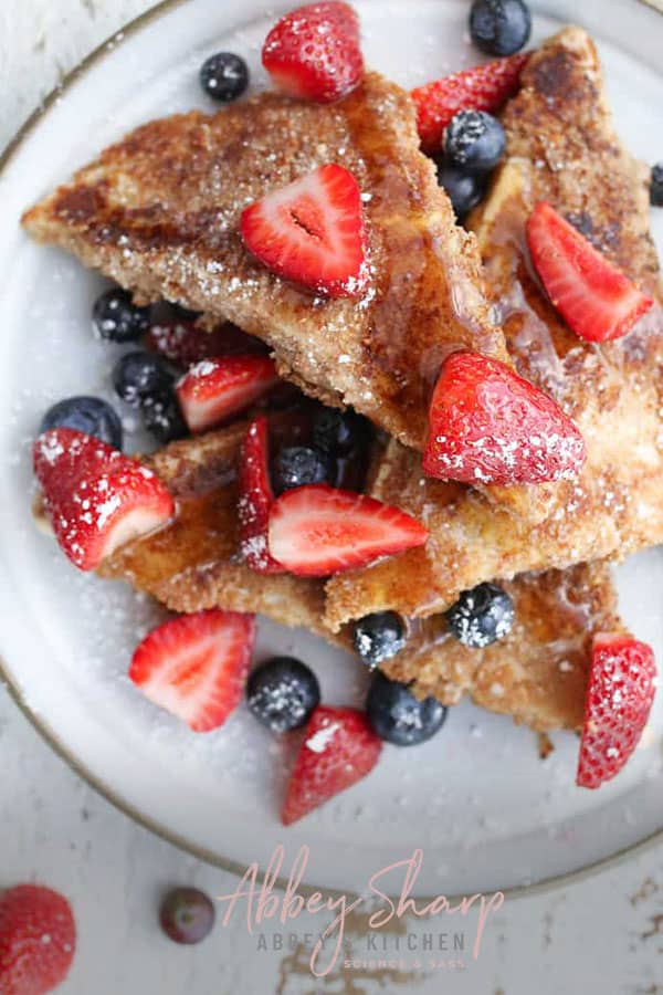 Easy Vegan French Toast Recipe Low Carb, Gluten Free Abbey's Kitchen