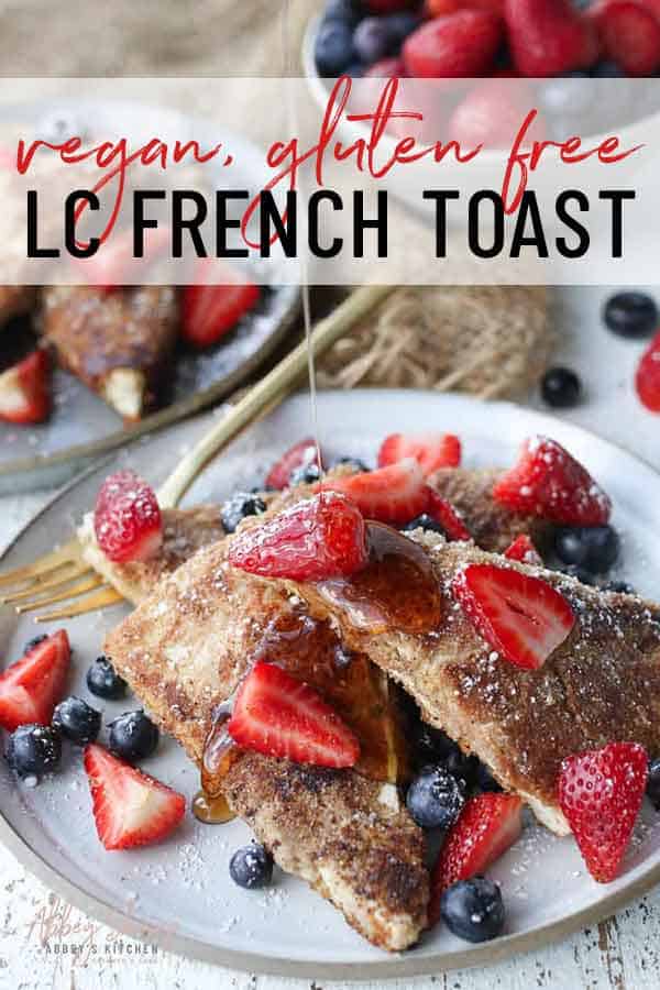 Easy Vegan French Toast Recipe Low Carb, Gluten Free Abbey's Kitchen