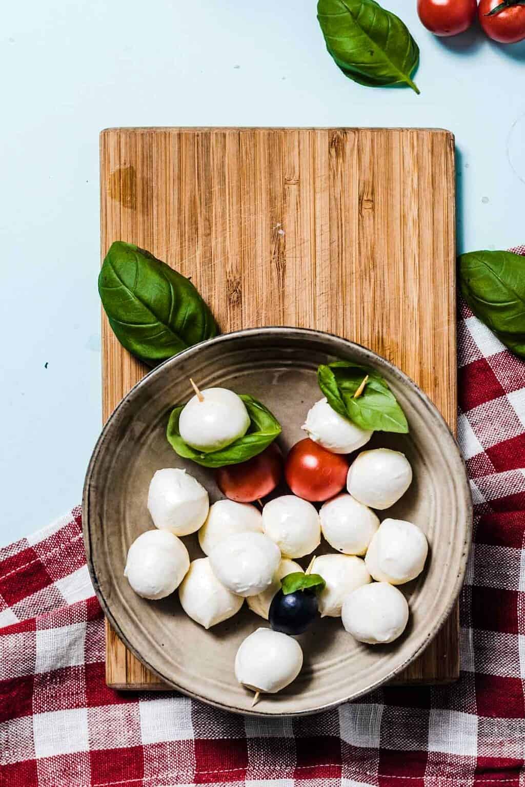 Tomato and Cheese Plate (Hunger Crushing Combo™ Snack 3) Abbey's Kitchen