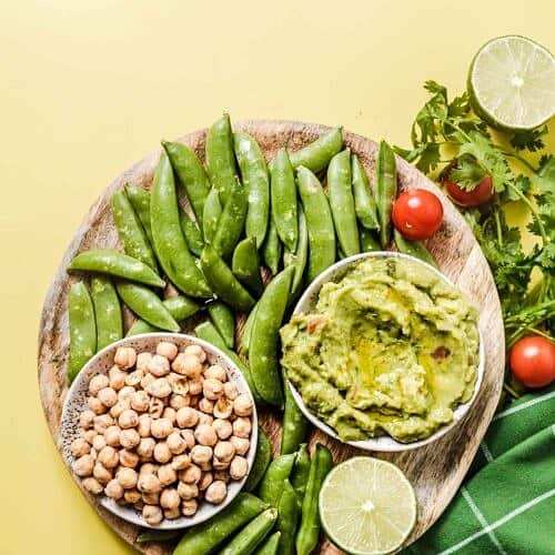 Sugar Snap Peas with Guacamole (Hunger Crushing Combo™ Snack 8