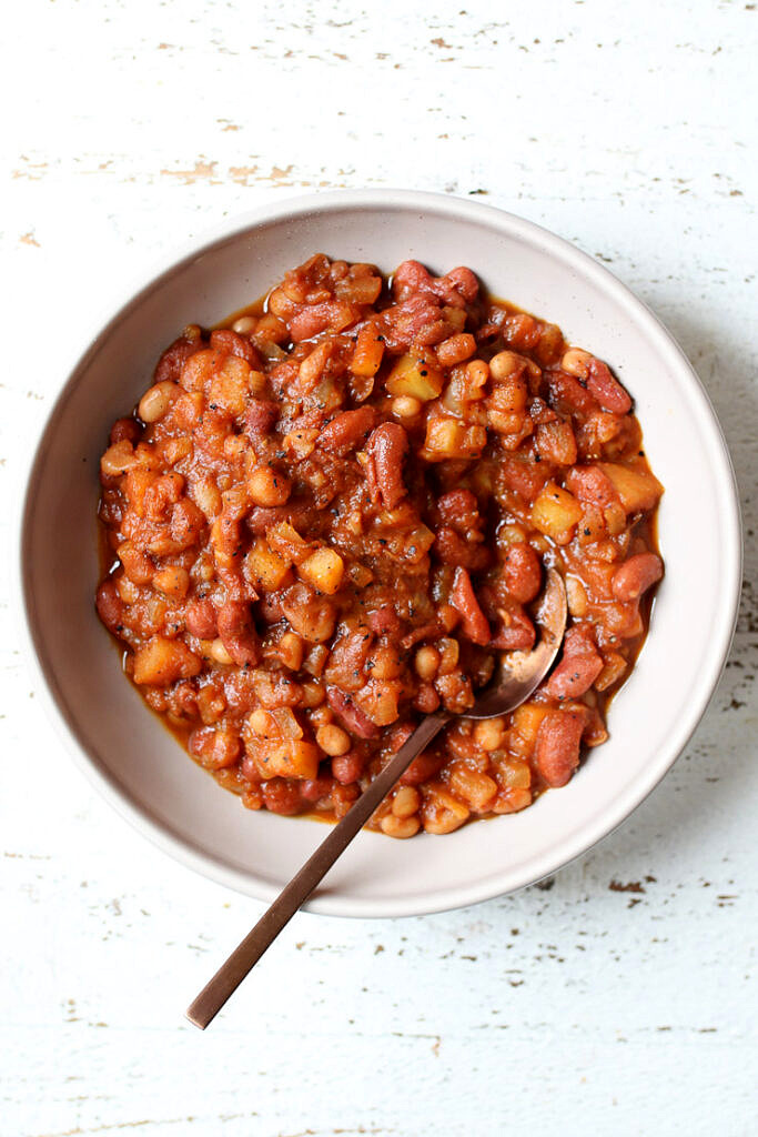 Vegan Baked Beans Recipe Instant Pot Recipe + No Sugar Added Abbey