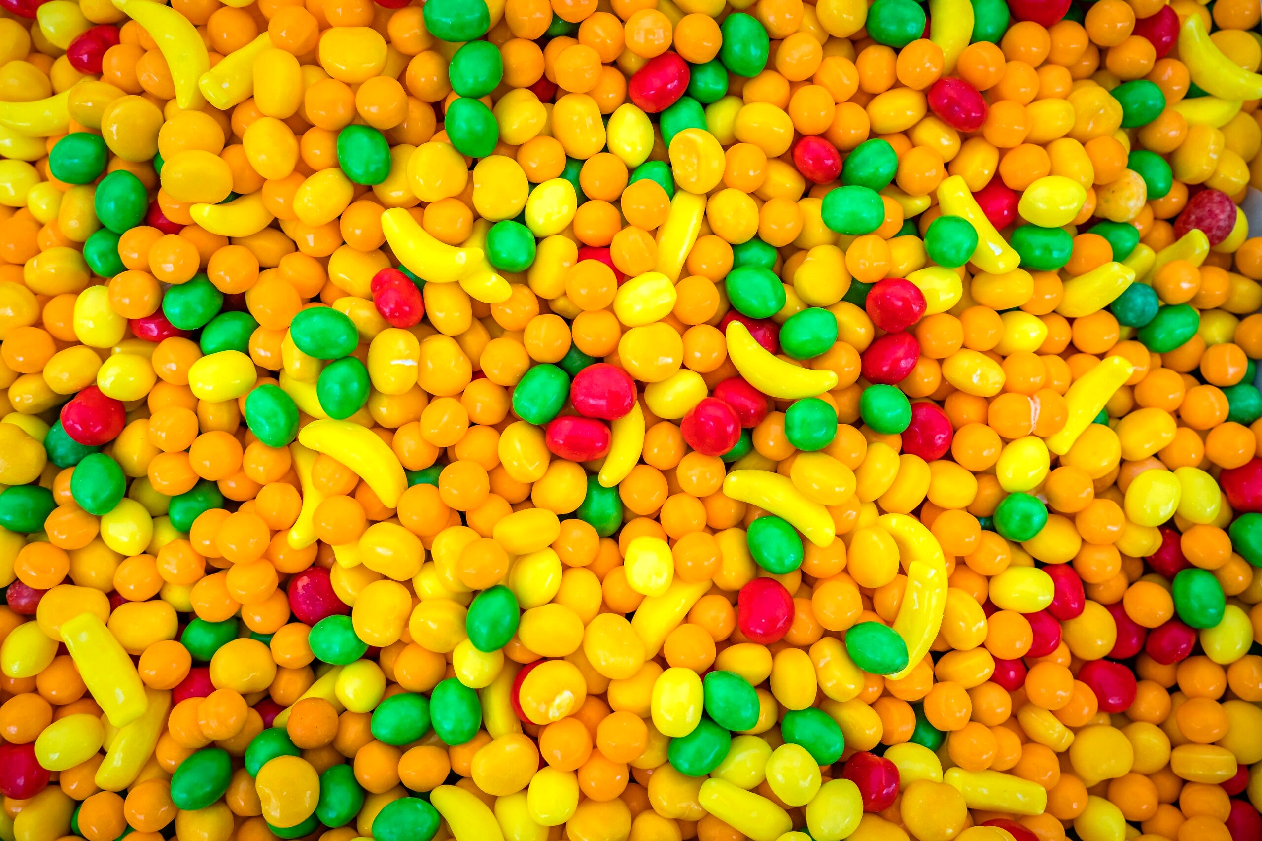 Close up of colourful candy.