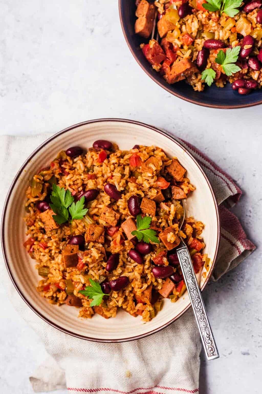Vegan Jambalaya Recipe (Gluten Free) Abbey's Kitchen