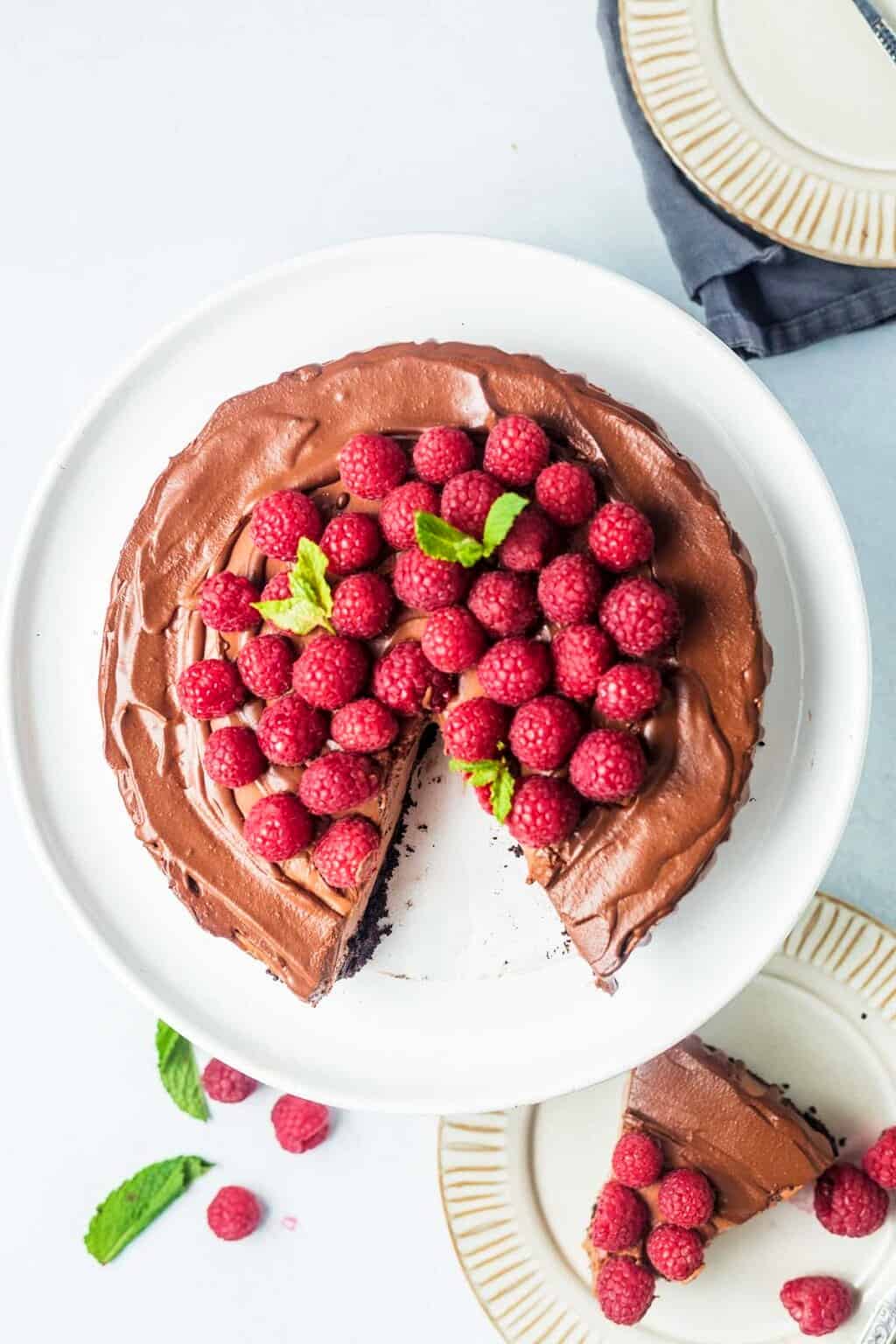 Tofu Cheesecake Recipe with Chocolate and Oreos Vegan Dessert Abbey