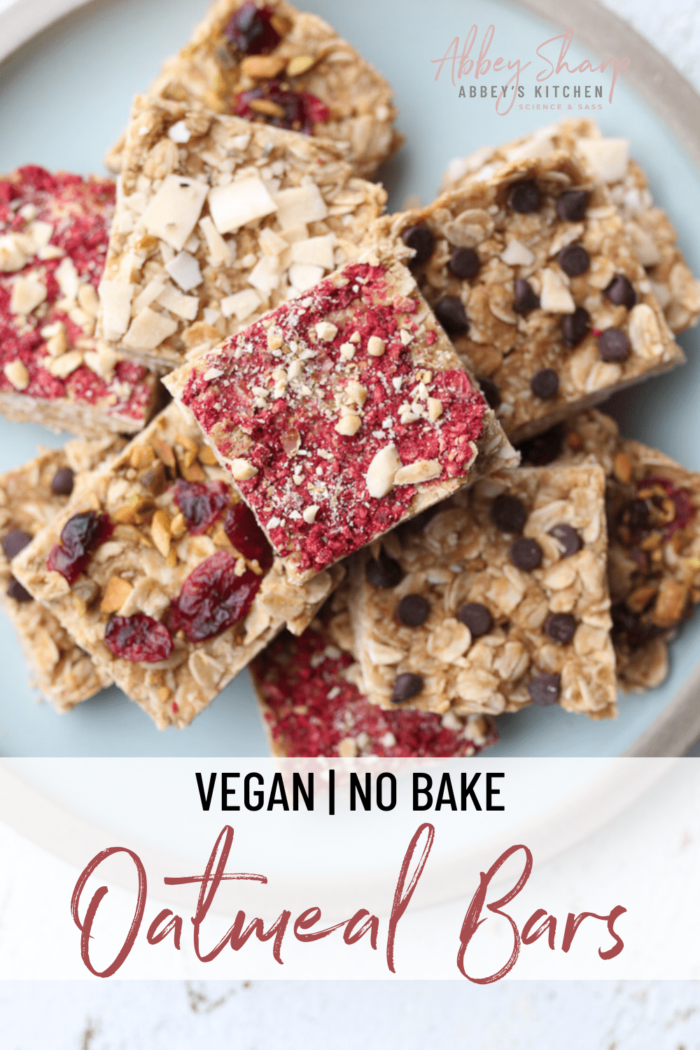No Bake Oatmeal Bars | Easy 3 Ingredient Vegan Snack for Kids
