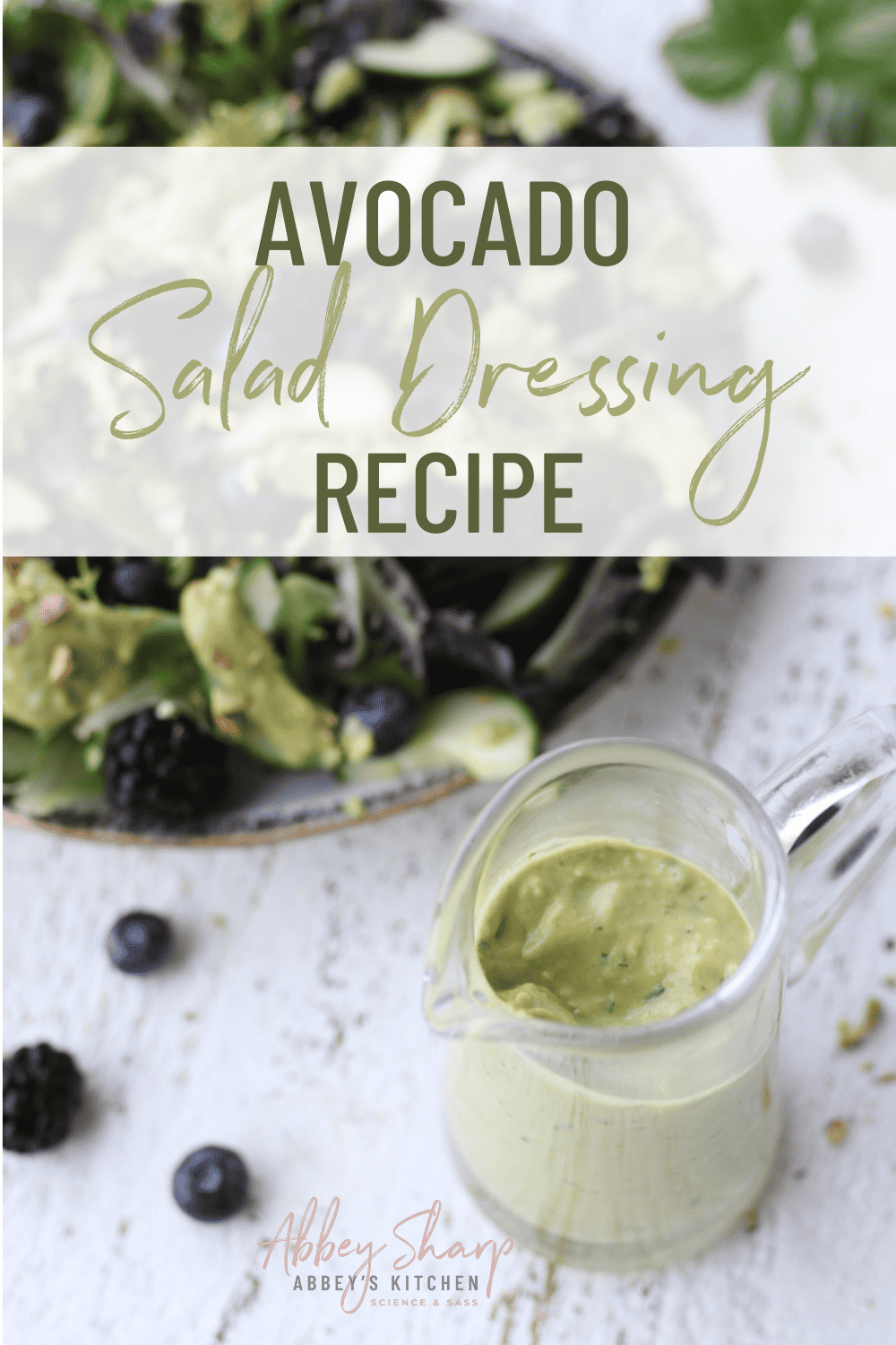 Avocado Salad Dressing Recipe (Vegan & Gluten Free) Abbey's Kitchen