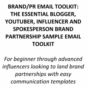 BRAND EMAIL TOOLKIT FOR INFLUENCERS AND CONTENT CREATORS