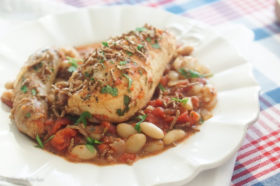 Healthy Chicken Cassoulet Low Fat High Fibre High Protein