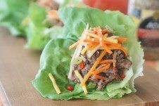 Healthy Asian lettuce wraps
