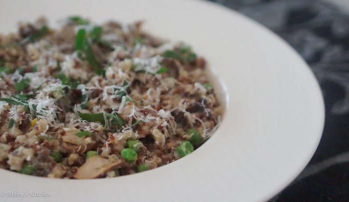 Quinoa Risotto (Quinotto) - Low Fat & Gluten Free